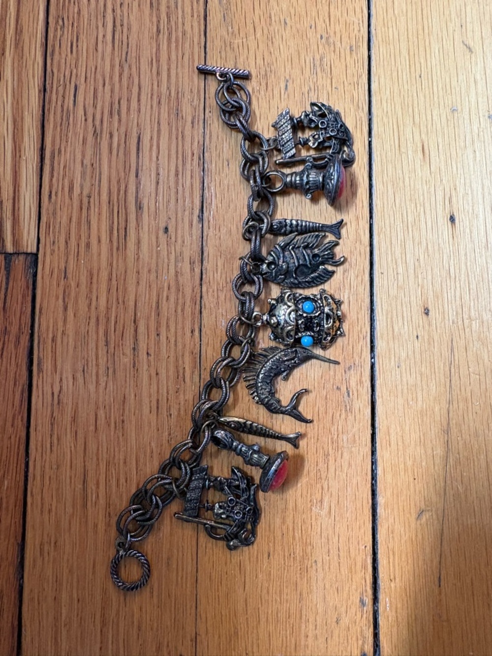 Vintage charm bracelet great find!